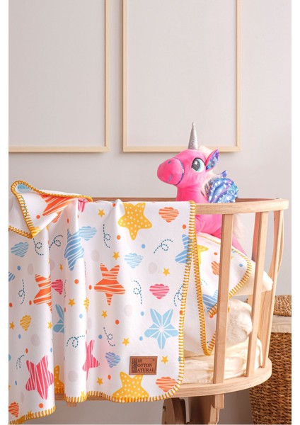 Polar Baskılı Bebek Battaniyesi 85X110 cm Yıldızlar fiyatları