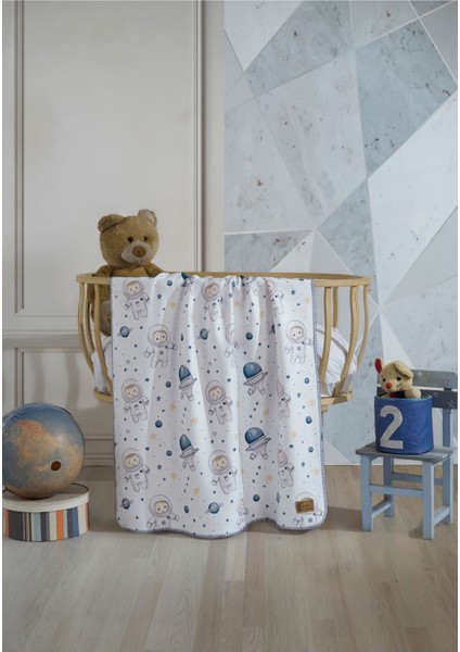 Polar Baskılı Bebek Battaniyesi 85X110 cm Astronot fiyatları