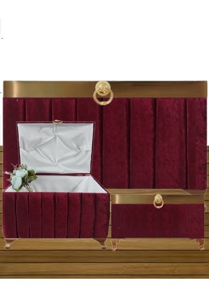 Sonem Sandık Gelin Damat Bohça Nişan Sandığı 2'li 0440 fiyatları