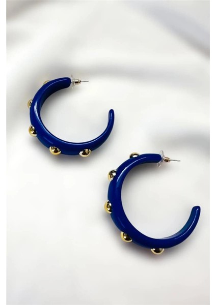 Akrilik Zımbalı Halka Küpe fiyatları