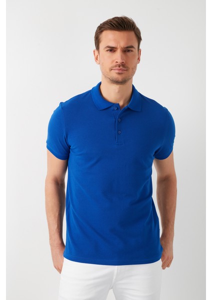 % 100 Pamuk Düğmeli  Polo T Shirt Erkek POLO 5902127