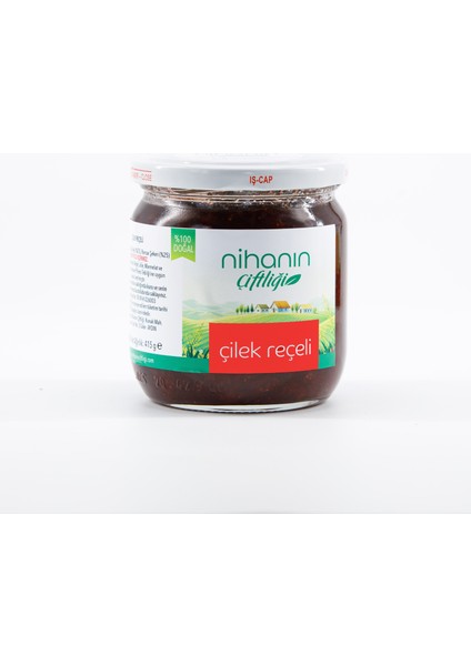 Nihanın Çiftliği Çilek Reçeli 415 gr