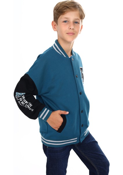 Erkek Çocuk Nakışlı Kolej Hırka modelleri