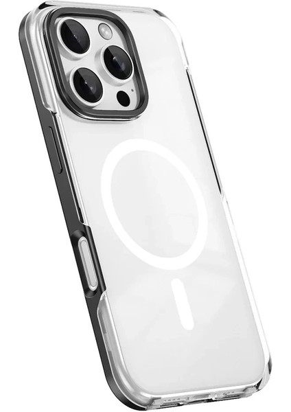 Apple Iphone 16 Pro Max Kılıf Magsafe Şarj Arka Kapak Güçlü Mıknatıs Polar
