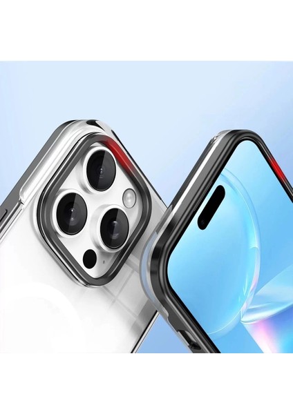 Apple Iphone 16 Pro Max Kılıf Magsafe Şarj Arka Kapak Güçlü Mıknatıs Polar
