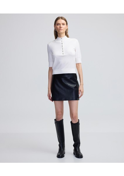 Metal düğmeli triko IW6240050268096 fırsatları