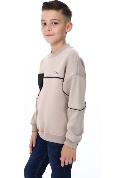 Erkek Çocuk Baskılı Sweatshirt modelleri