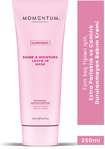Durulanmayan Saç Bakım Maskesi Shine & Mousture 250 Ml