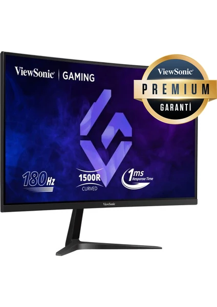 VX2718-PC-MHD 27" 165Hz 1ms (Hdmı+Display) LED Fhd Curved Monitör + Woodpad 7 Grafik Tablet