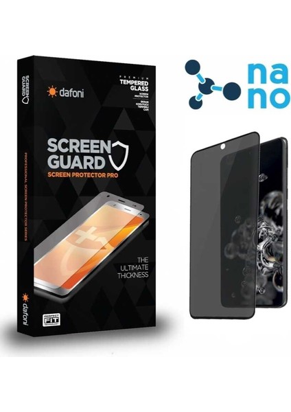 Samsung Galaxy Note 20 Ultra Full Privacy Nano Premium Ekran Koruyucu