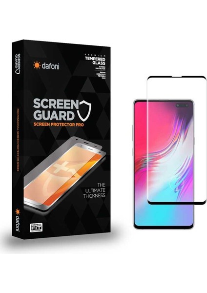 Samsung Galaxy Note 10 Tempered Glass Premium Siyah Curve Cam Ekran Koruyucu