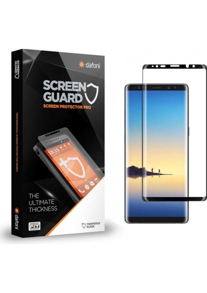 Samsung Galaxy Note 8 Tempered Glass Premium Curve Cam Ekran Koruyucu