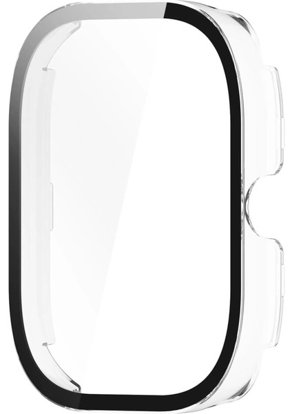 Xiaomi Redmi Watch 4 Uyumlu Cam Ekran Koruyucu ve Kasa 360 Tam Koruma Kılıf Kapak