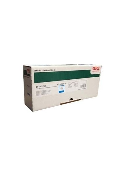 Okı 44318623 Mavi Cyan Orjinal Toner C710 / C711