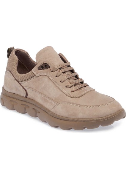 Vizon Nubuk Deri Erkek Sneaker - E24I1AY56904-A65