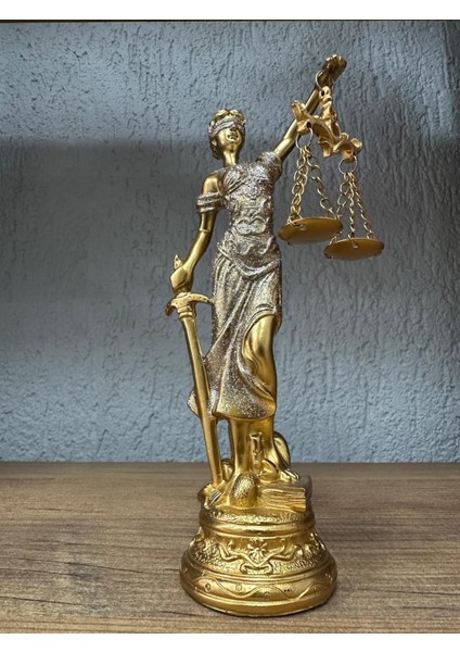 Themis Adalet Kadını Heykeli Biblo Ev Ofis Dekoru Hediyelik Eşya