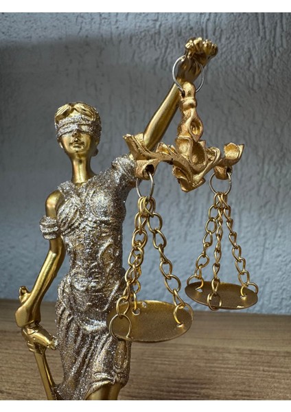 Themis Adalet Kadını Heykeli Biblo Ev Ofis Dekoru Hediyelik Eşya