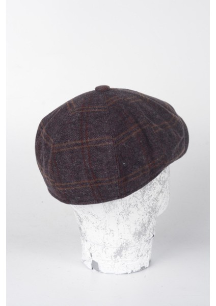 Kışlık 8 Parca Desenli Italyan Kalıp Yünlü Peaky Blinders Model Erkek Kasket Şapka fırsatları