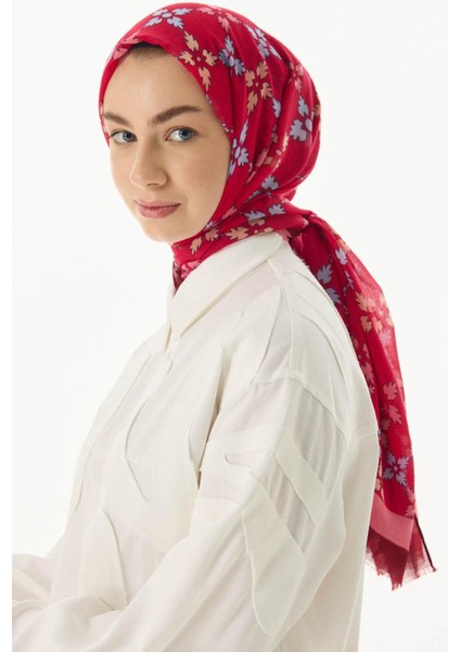 Perla Desenli Fuşya Pamuklu Şal fırsatları