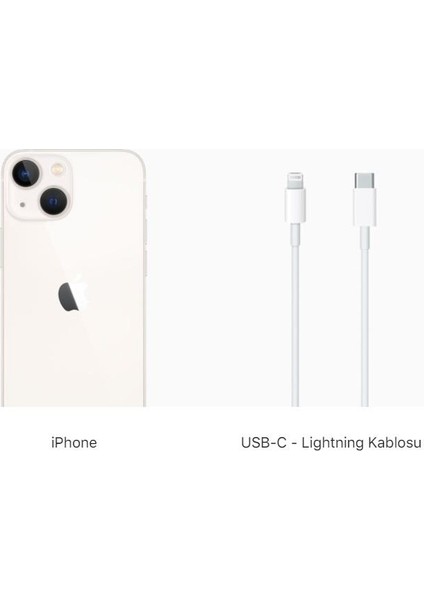 Iphone 13 128GB MLPG3TU/A Yıldız Işığı (Dist)