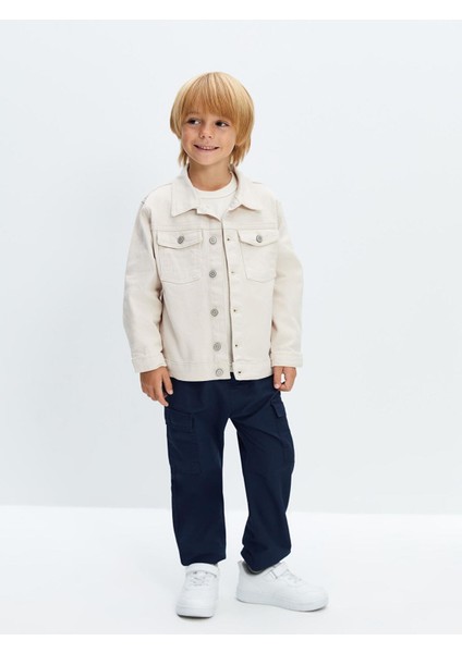 Lcw Kids Beli Lastikli Basic Gabardin Erkek Çocuk Pantolon