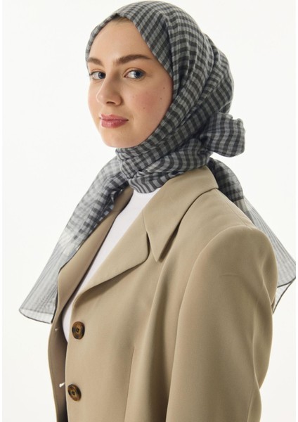 Stella Pötikare Desen Gri Yün Ipek Şal fiyatları