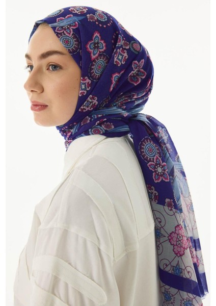 Lotus Fiyonk Desen Şeker Pembe Pamuklu Şal fiyatları