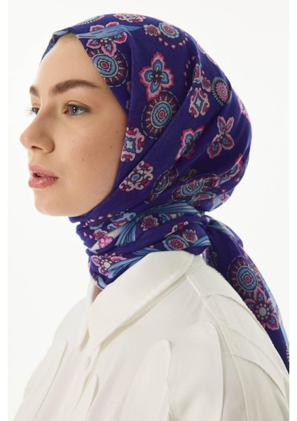 Lotus Fiyonk Desen Şeker Pembe Pamuklu Şal modelleri