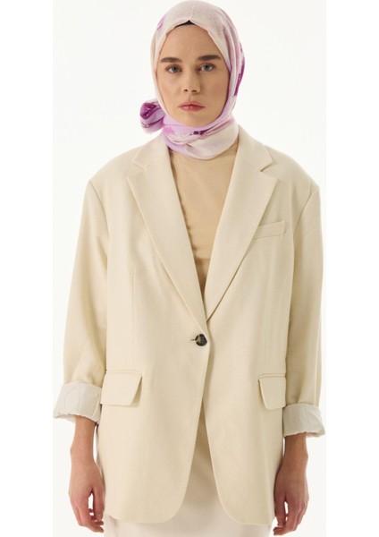 Laura Bulut Desen Lila Pamuklu Şal indirimleri