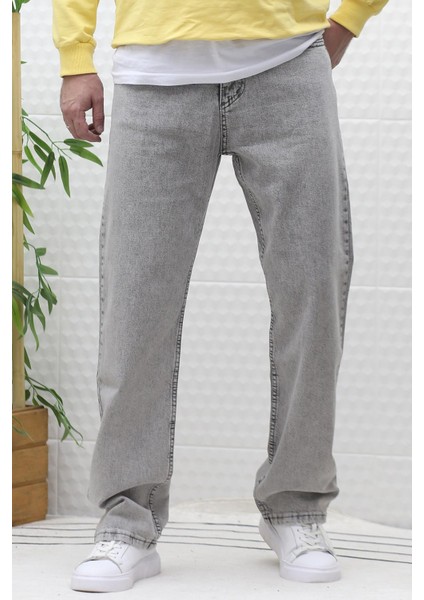 Erkek Baggy Bol Kesim Kot Pantolon fırsatları