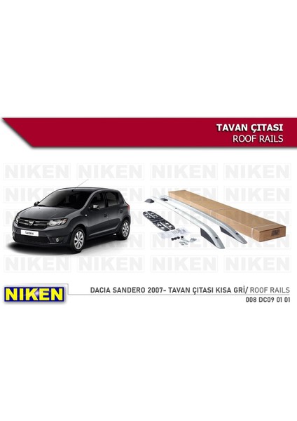 Dacia Sandero Tavan Çıtası Port Bagaj Taşıyıcı 2007 2013