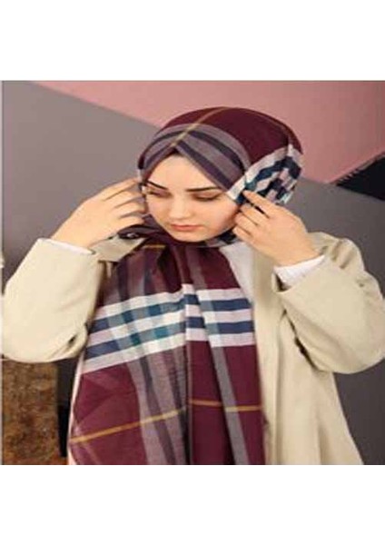 ipek Ekose Desen Ipek Şal modelleri