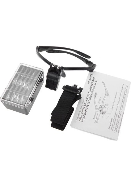 Işıklı Gözlük Büyüteç 5 Farklı Lens 9892B fırsatları