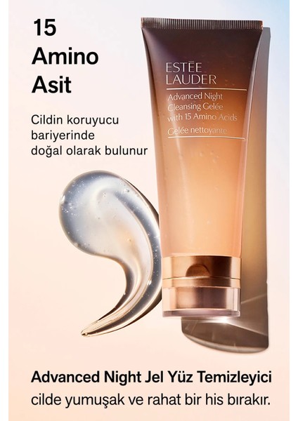 Estee Lauder Onarıcı Gece Rutini Cilt Bakım Seti - Serum 50 ml Temizleyici 30 ml, Power Crème 15 ml, Göz Kremi 5 ml