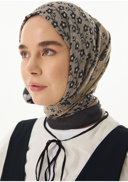 Gemma Papatya Desen kahverengi Pamuklu Şal fırsatları