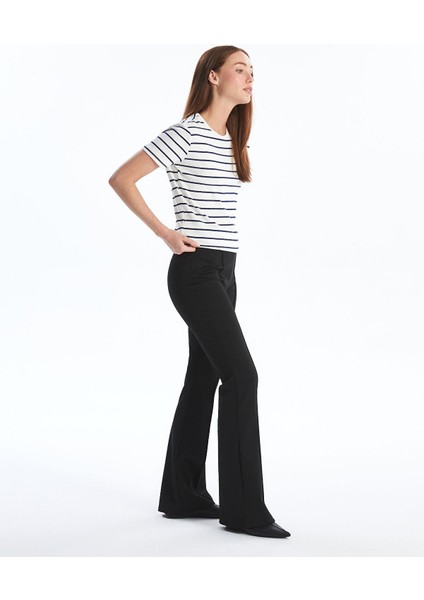 Lcwaıkıkı Classic Dar Fit Düz Ispanyol Paça Kadın Pantolon