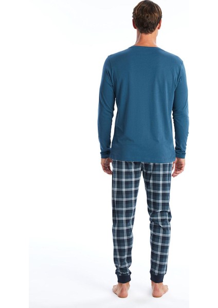 Lc Waıkıkı Baskılı Standart Kalıp Erkek Pijama Takımı