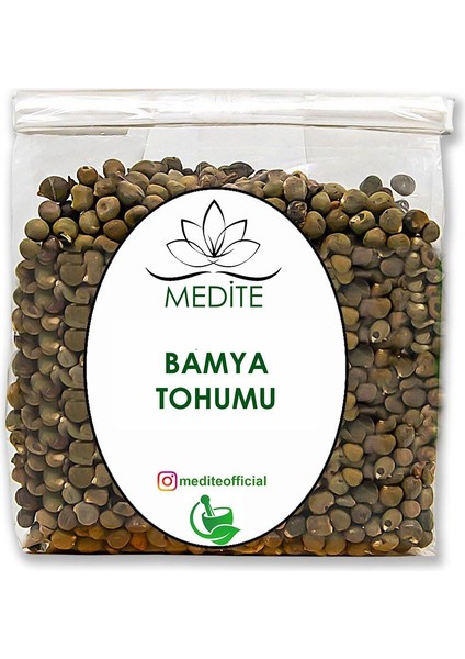 Doğal Bamya Tohumu (Abelmoschus Esculentus) Yeni Hasat 150GR