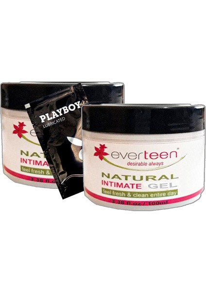 Natural 2li 100 ml A3422:0301 Intimate Gel Feel Fresh & Clean Entire Day Bayan+ Yanında Jel