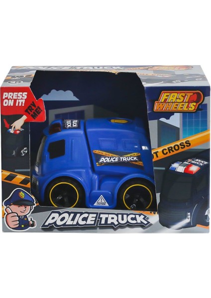 ER-245 Fast Wheels Polis Kamyonu -Erdem Oyuncak
