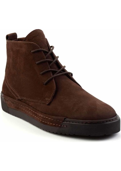 Kahve Nubuk Deri Erkek Bot & Bootie E02034251001 modelleri