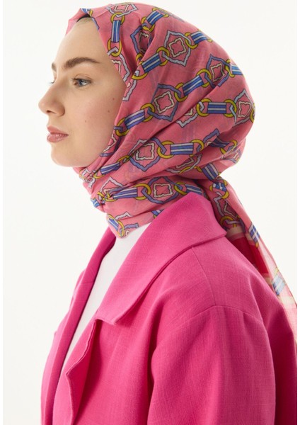 Gloria Küp Desen Pudra Pamuklu Şal fırsatları