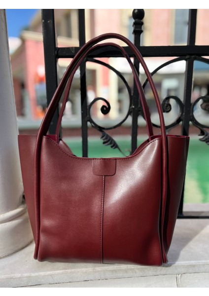 Cessy Deri Bordo Kadın Çanta fırsatları