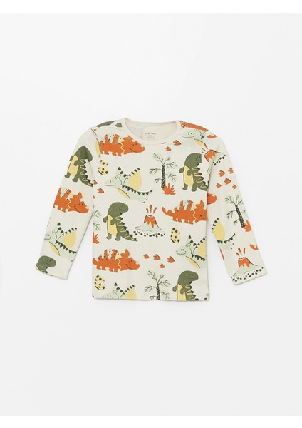 Lcw Baby Baskılı Bisiklet Yaka Uzun Kollu Baskılı Erkek Bebek Pijama Takımı fiyatları