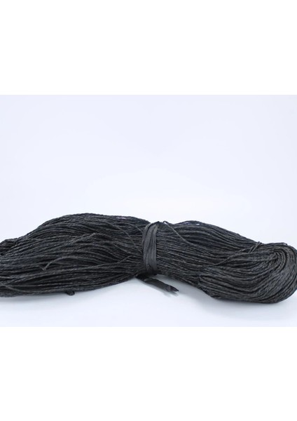 Siyah Renk Çile Kağıt ip Çanta ipi Supla ipi No:12 - (550-600 Gr)