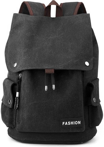 Rahat Sırt Çantası Retro Trend Basit Okul Çantası Büyük Kapasiteli Promosyon Sırt Çantası (Yurt Dışından)