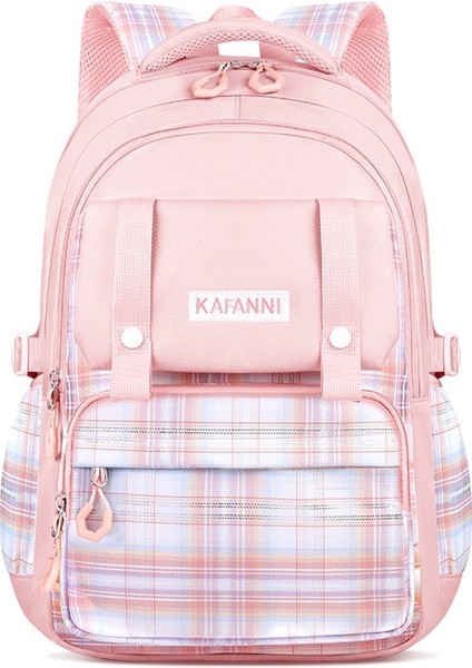 Tatlı Kolej Tarzı 3.-6. Sınıf Kadın Ilkokul Çantası Büyük Kapasiteli Su Geçirmez Ortaokul Rahat Sırt Çantası (Yurt Dışından)