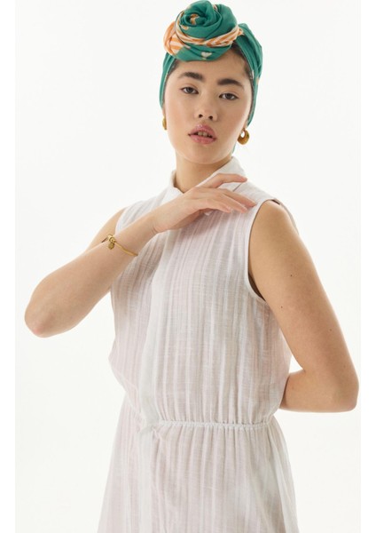 Holly Fiyonk Desen Yeşil Pamuklu Şal modelleri