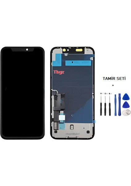 - iPhone 11 Lcd Ekran Dokunmatik -A- Kalite (JK MARKA) + TAMİR SETİ