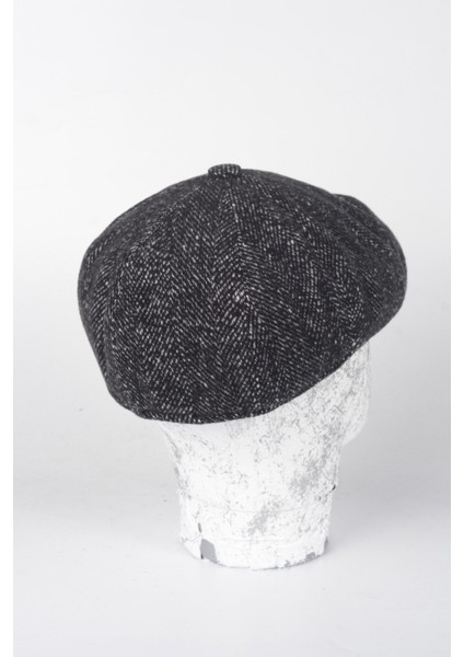 Kışlık 8 Parca Balık Sırtı Italyan Kalıp Yünlü Peaky Blinders Model Erkek Kasket Şapka fırsatları